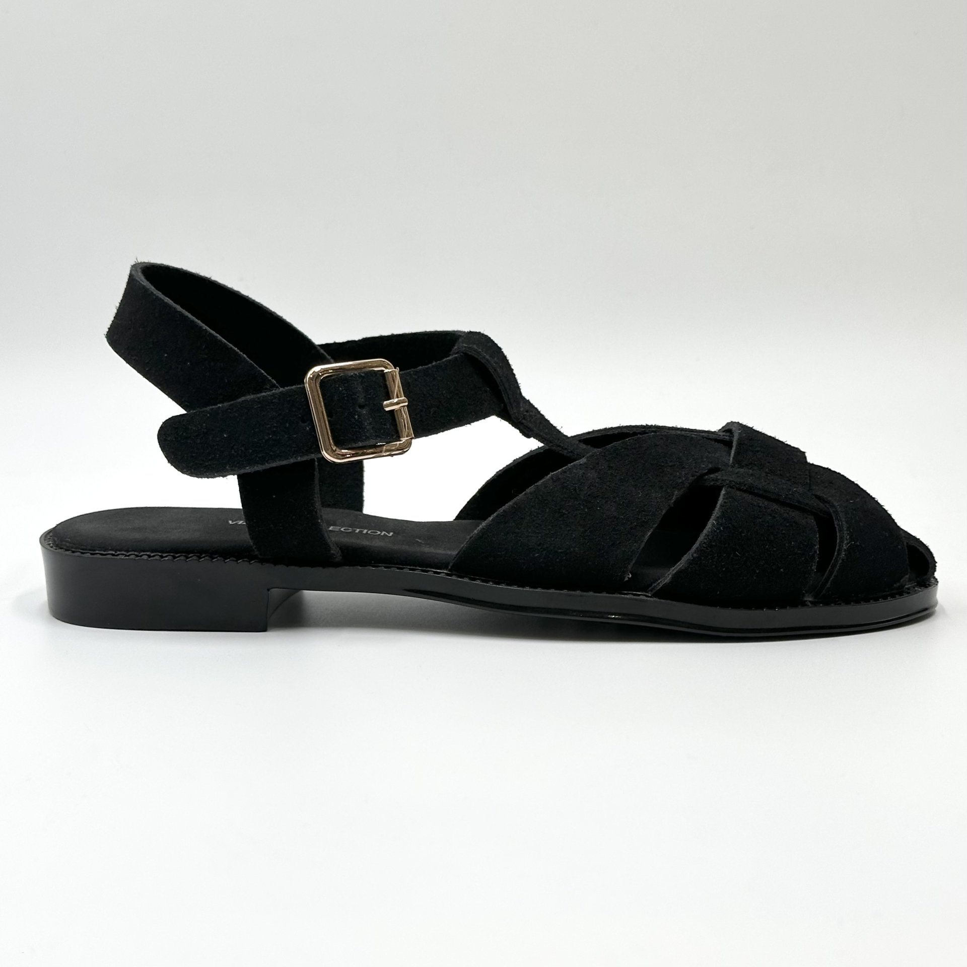 صندل بندی جیر مشکی مدل 104